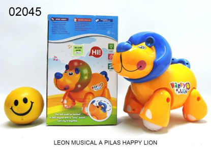 Imagen de LEON MUSICAL A PILAS HAPPY LION 9.24